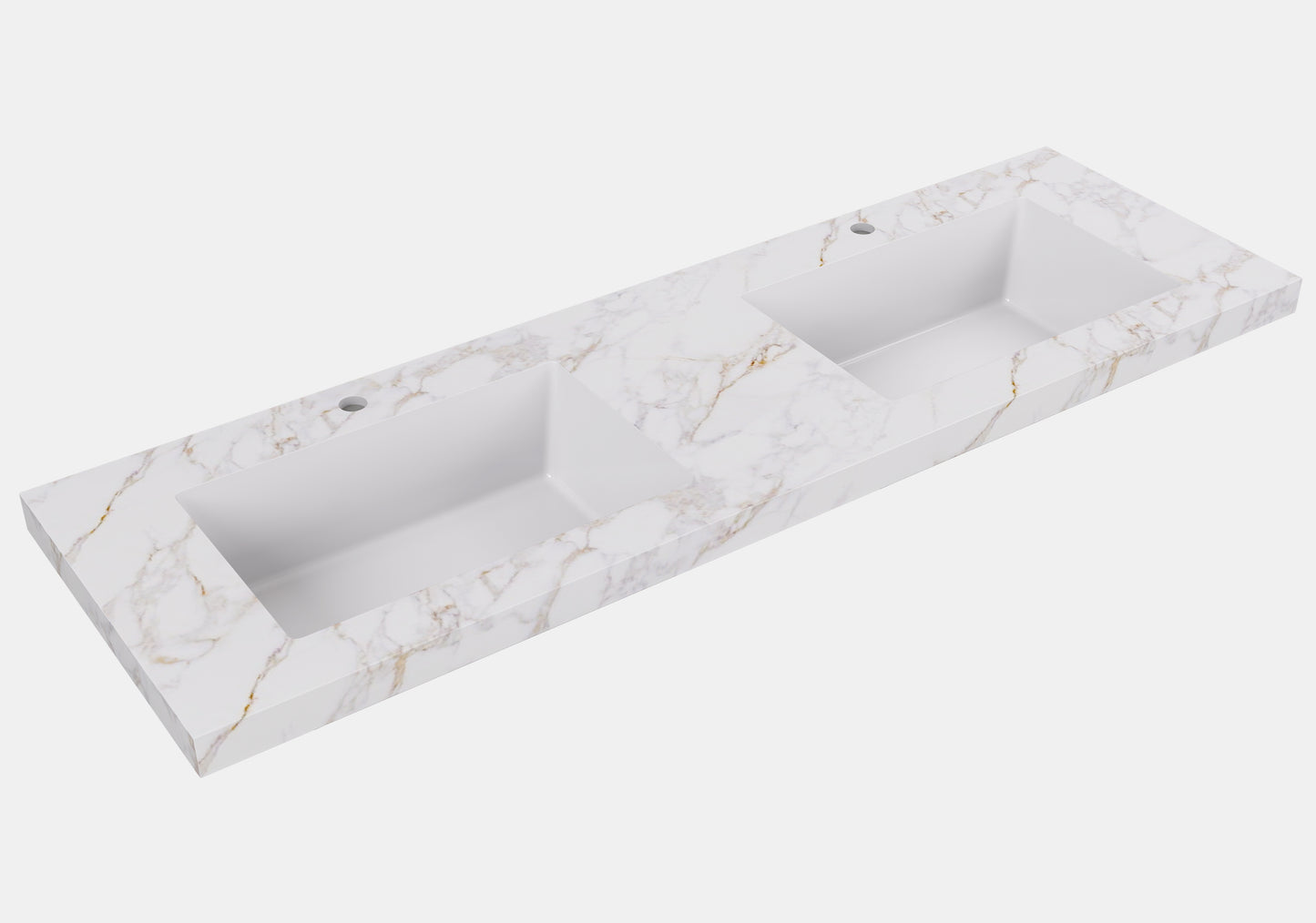 Fine Ceramic Basin Joined with Sintered Stone