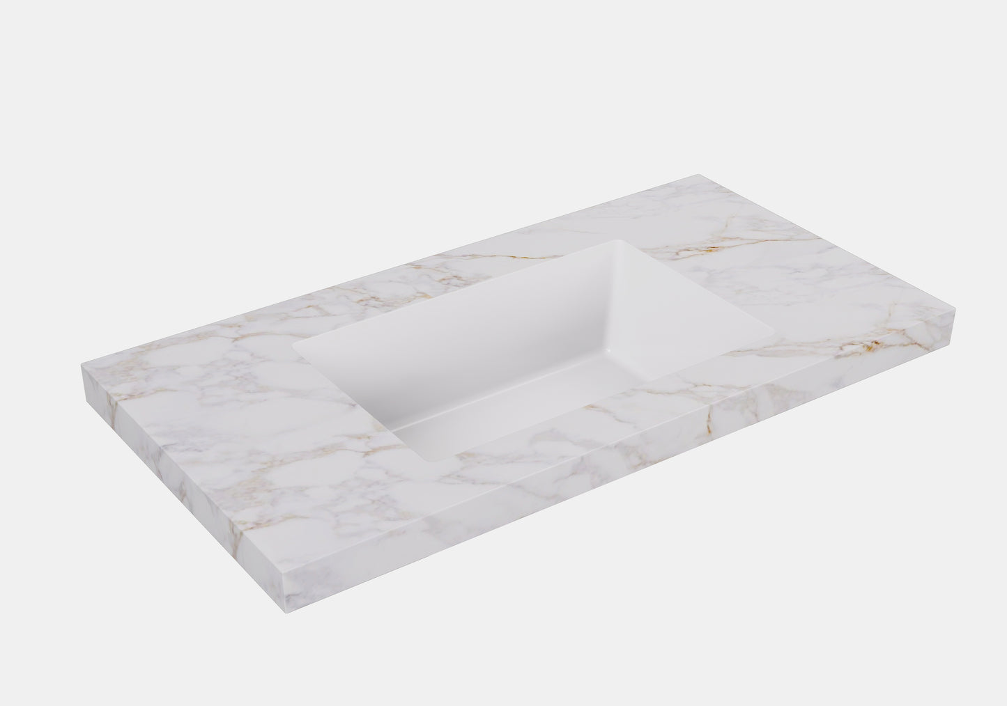 Fine Ceramic Basin Joined with Sintered Stone