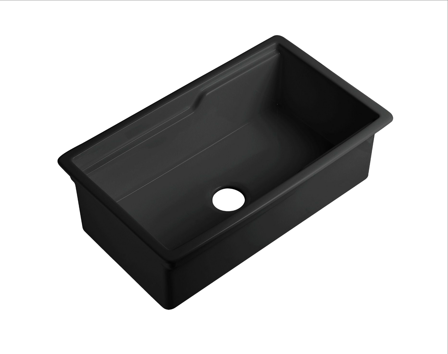 Vorona Fireclay Inset/Undermount Sink 813mm x 483mm x 255mm