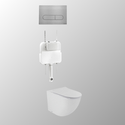 LUCI FLOOR MOUNTED IN-WALL TOILET SUITE PACKAGE