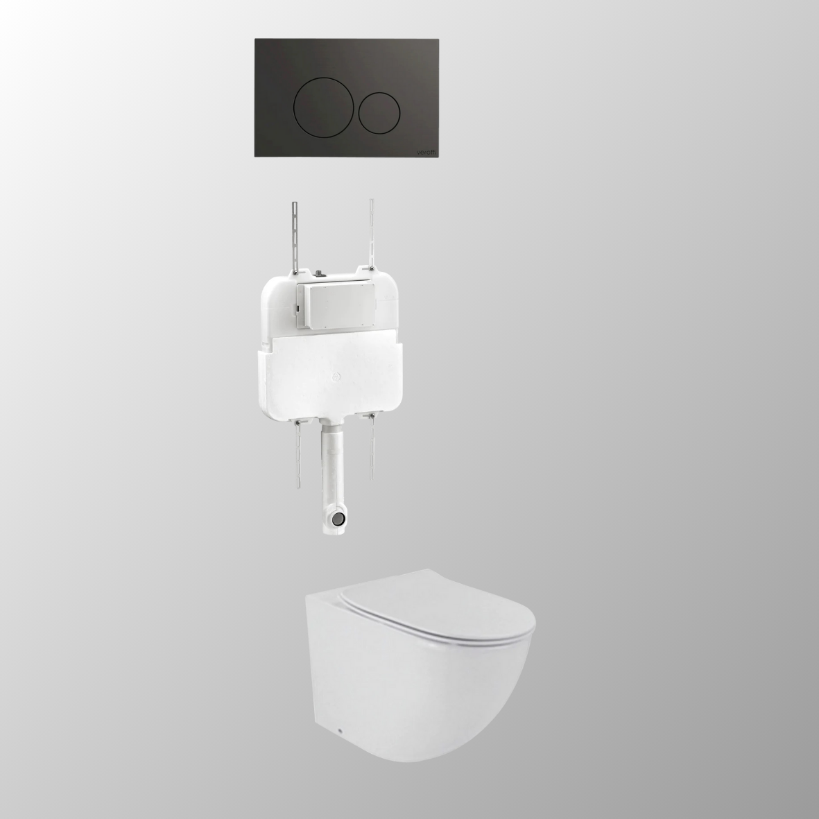 LUCI FLOOR MOUNTED IN-WALL TOILET SUITE PACKAGE