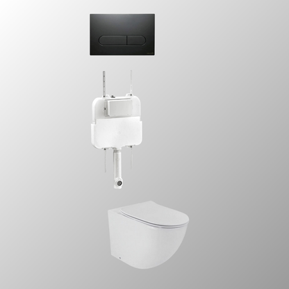 LUCI FLOOR MOUNTED IN-WALL TOILET SUITE PACKAGE