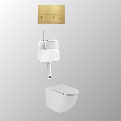 LUCI FLOOR MOUNTED IN-WALL TOILET SUITE PACKAGE