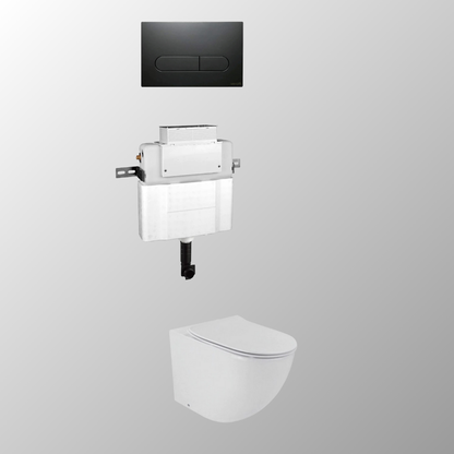 LUCI FLOOR MOUNTED IN-WALL TOILET SUITE PACKAGE