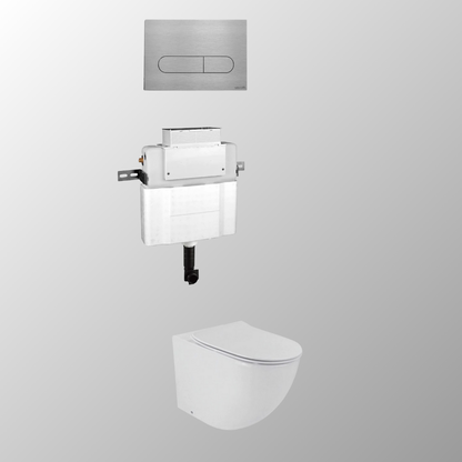 LUCI FLOOR MOUNTED IN-WALL TOILET SUITE PACKAGE