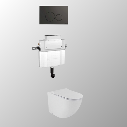 LUCI FLOOR MOUNTED IN-WALL TOILET SUITE PACKAGE