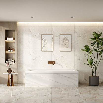 Mira Insert & Island Bathtub - Gloss White 1500mm, 1700mm