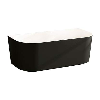Musen Ultra-Thin Back-to-Wall Bathtub - Gloss White 1400mm, 1500mm, 1700mm