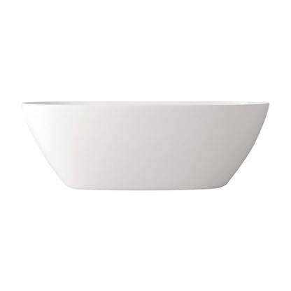 Pilato Freestanding Bathtub - Gloss White & Matt White 1500mm, 1700mm