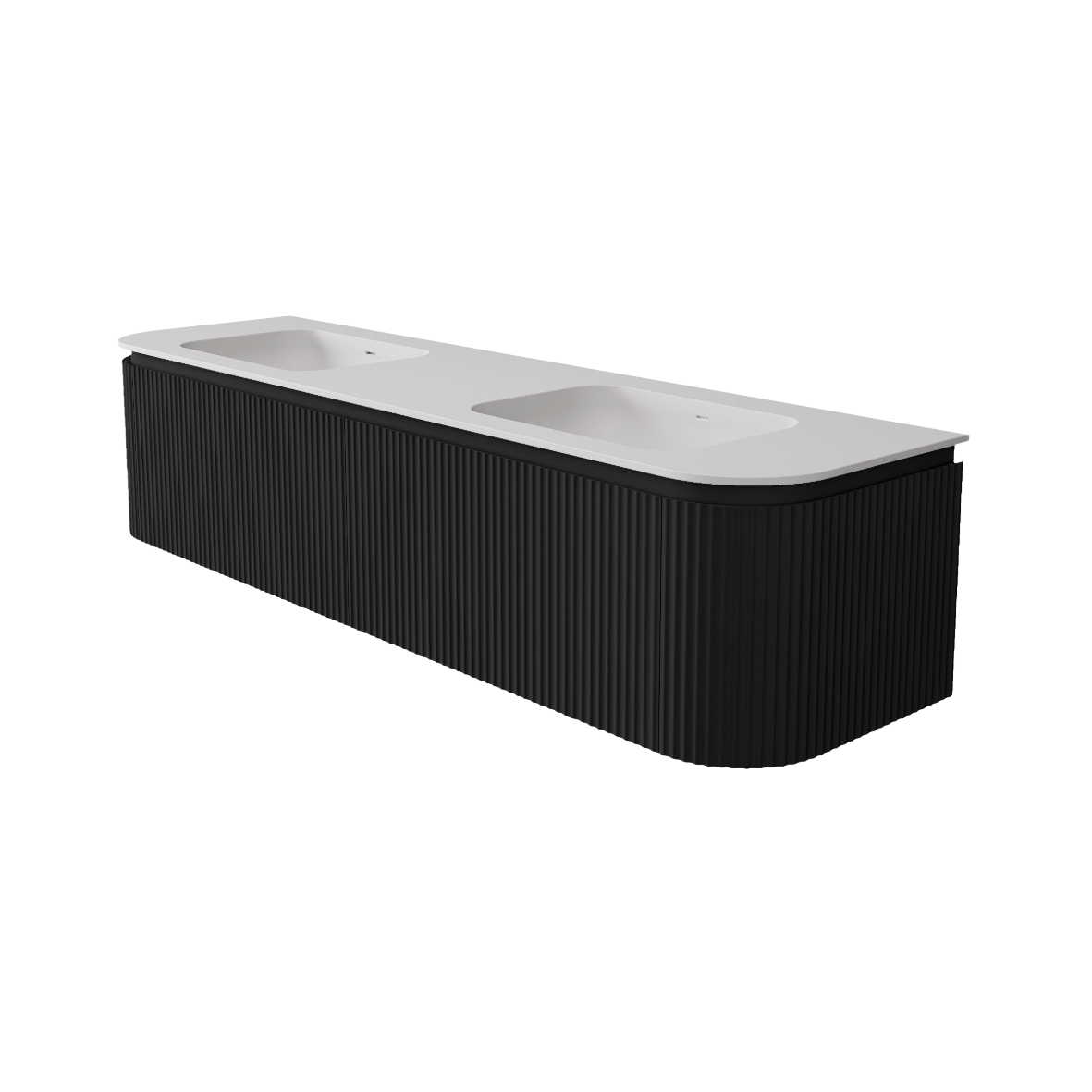 Estella Modern Wall Hung Vanity PVC Cabinet 1800mm