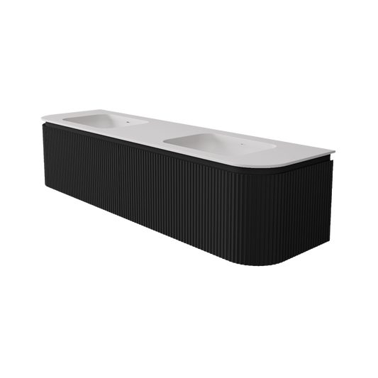 Estella Modern Wall Hung Vanity PVC Cabinet 1800mm
