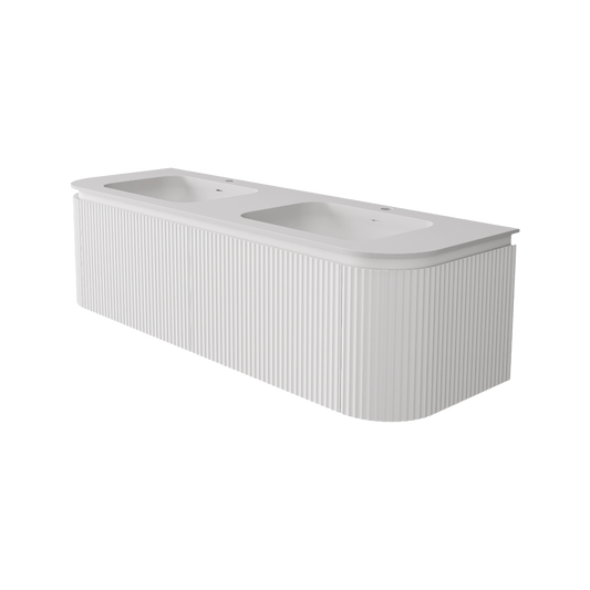 Estella Modern Wall Hung Vanity PVC Cabinet 1500mm