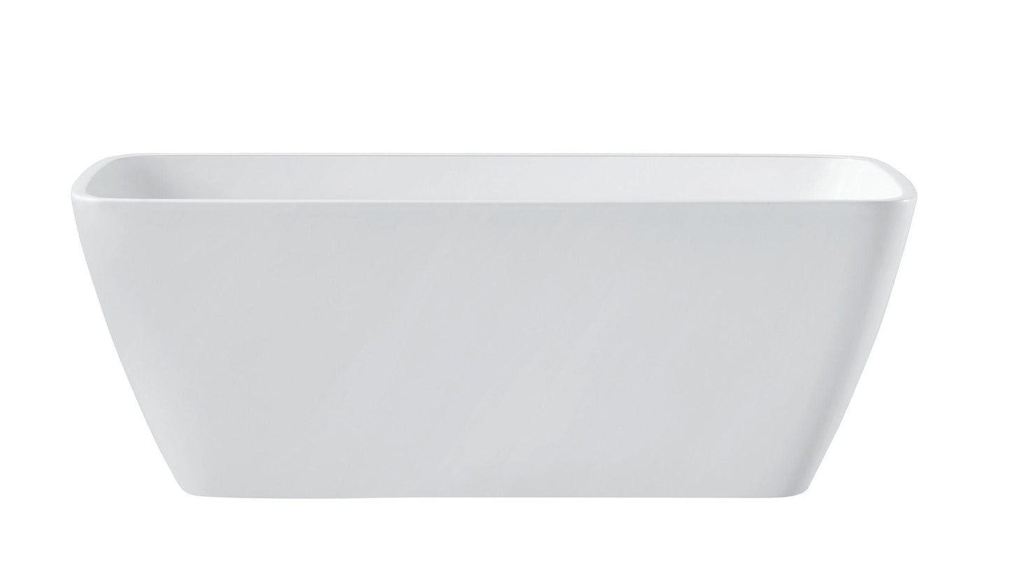 Venice Freestanding Bathtub - Gloss White 1500mm x 750mm x 590mm