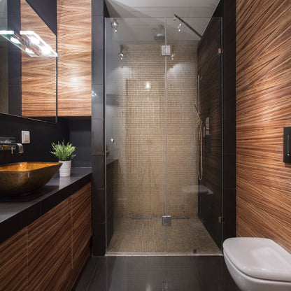 Verotti Home Frameless Wall-To-Wall 2 Panels