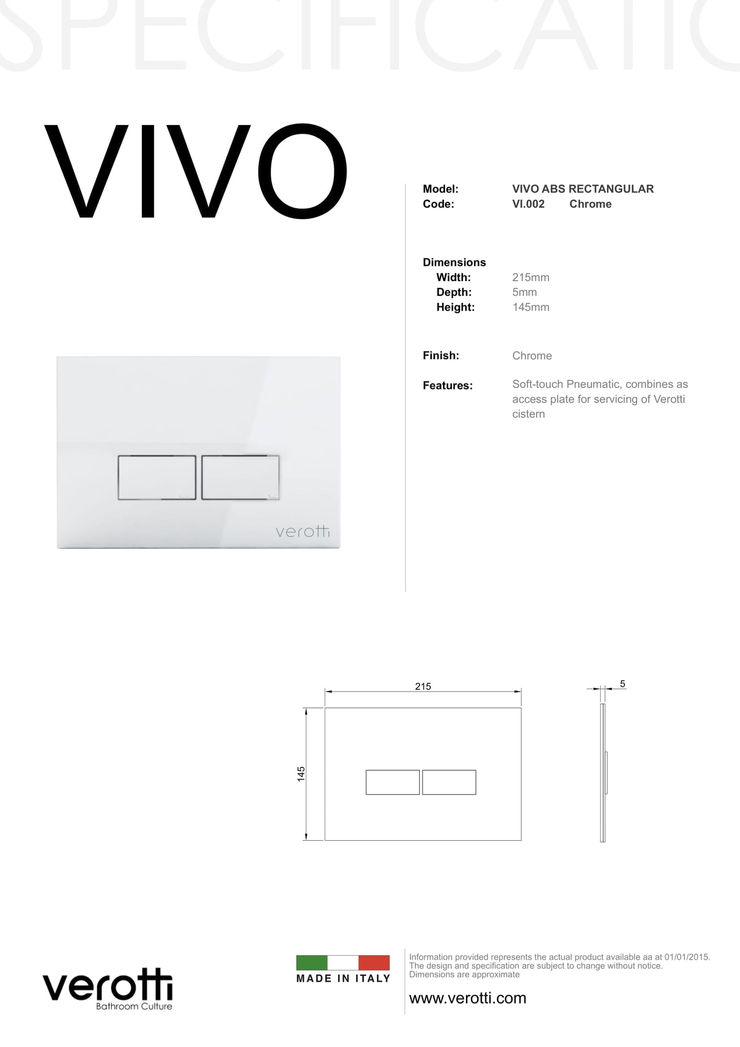 SQUARE ABS PUSHPLATE