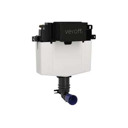 VEROTTI - LOW LEVEL PNEUMATIC UNDER COUNTER CONCEALED CISTERN