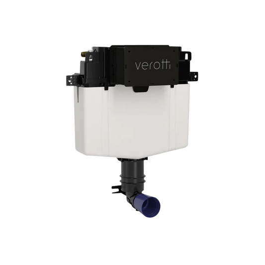 VEROTTI - LOW LEVEL PNEUMATIC UNDER COUNTER CONCEALED CISTERN