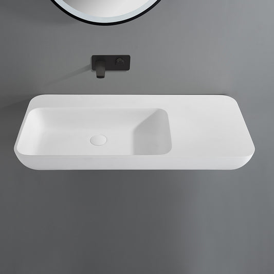 Rocca Solid Surface Stone Wall Hung Basin
