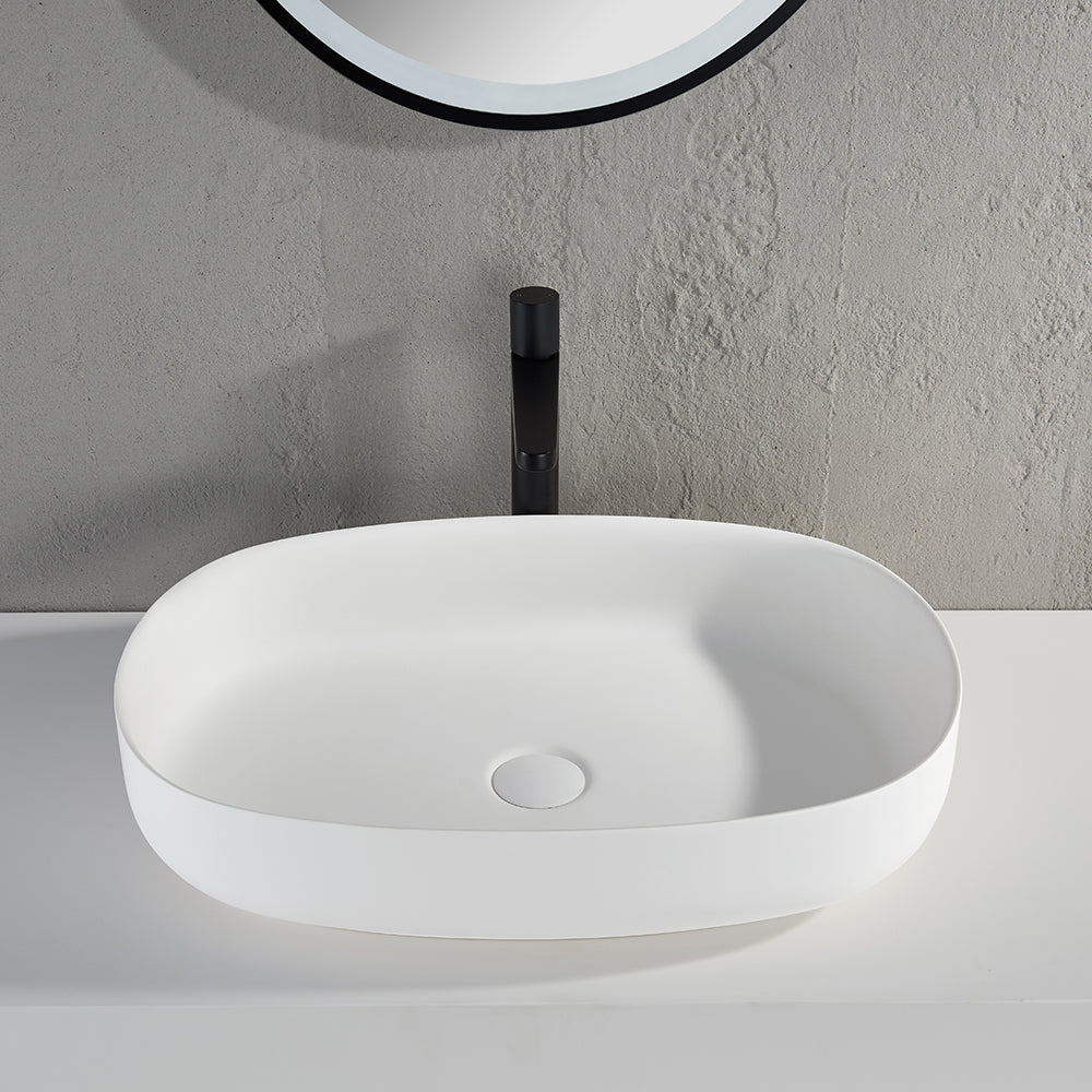 Ellips Solid Surface Above Counter Basin