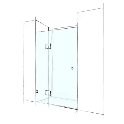 Verotti Home Frameless Wall-To-Wall 2 Panels