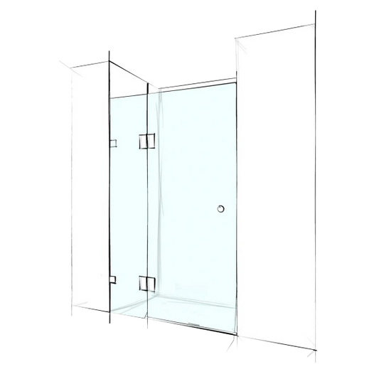 Verotti Home Frameless Wall-To-Wall 2 Panels