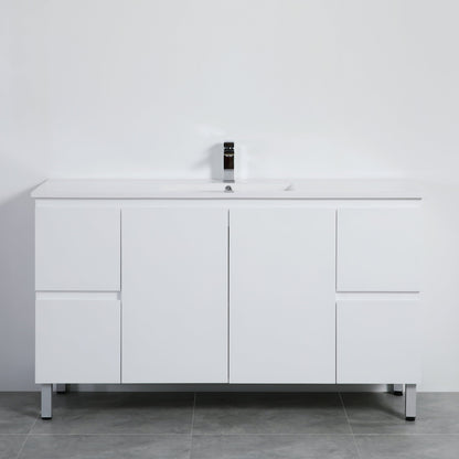 Alpha Free Standing Vanity with soft closing