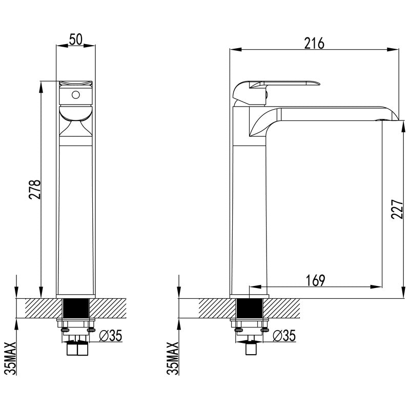 Kara Basin Mixer High Rise