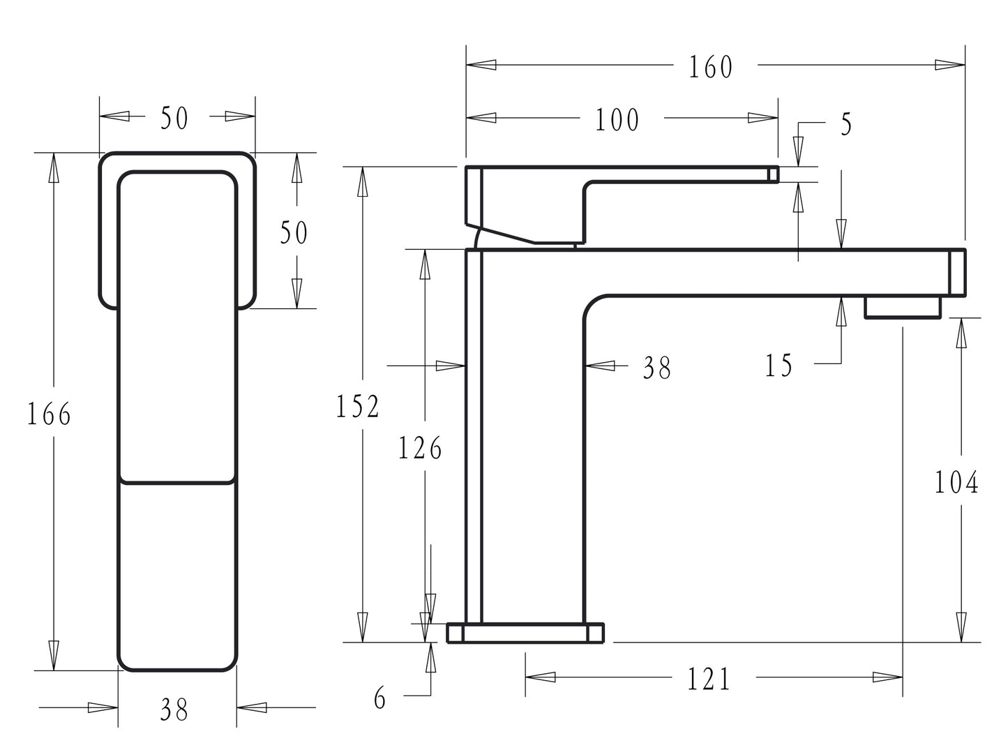 Ceram Basin Mixer