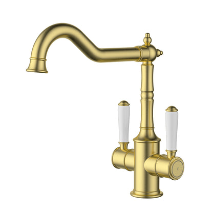 Clasico Sink Mixer Twin Handle / Ceramic Handle