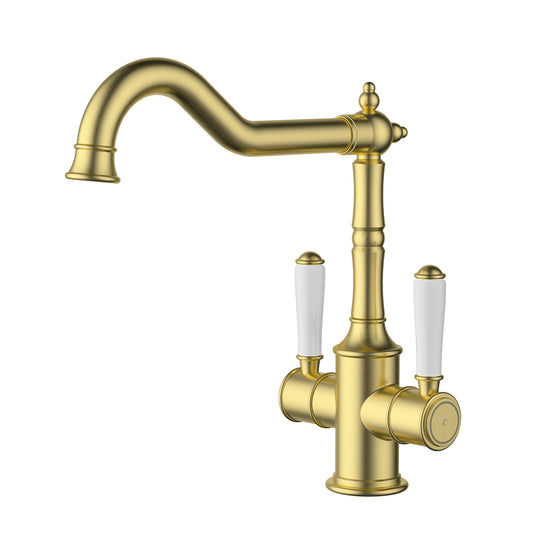 Clasico Sink Mixer Twin Handle / Ceramic Handle
