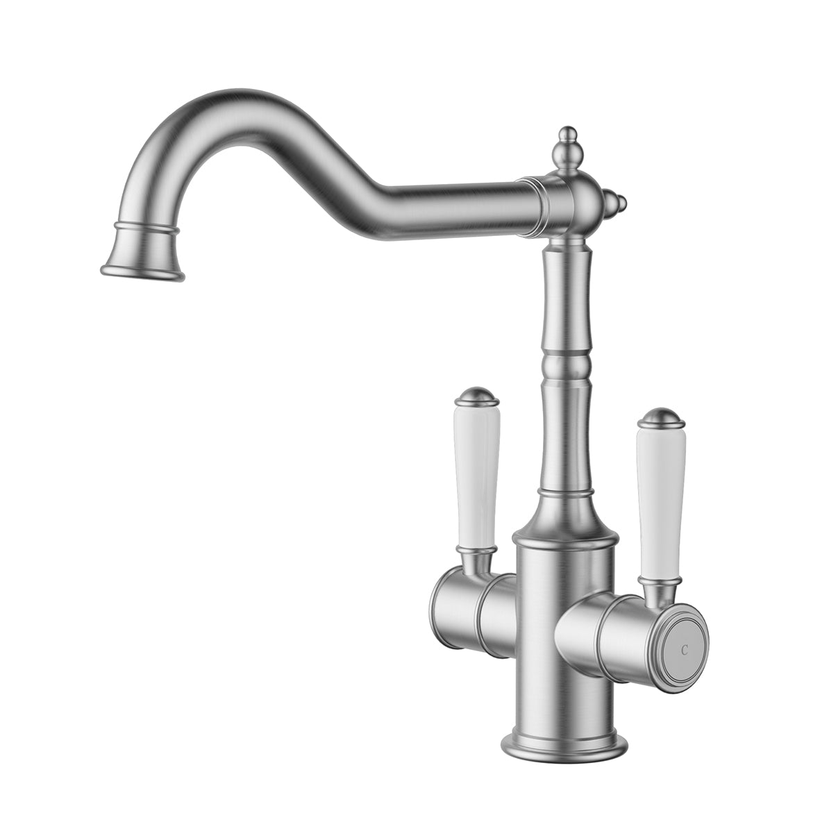 Clasico Sink Mixer Twin Handle / Ceramic Handle
