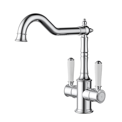 Clasico Sink Mixer Twin Handle / Ceramic Handle