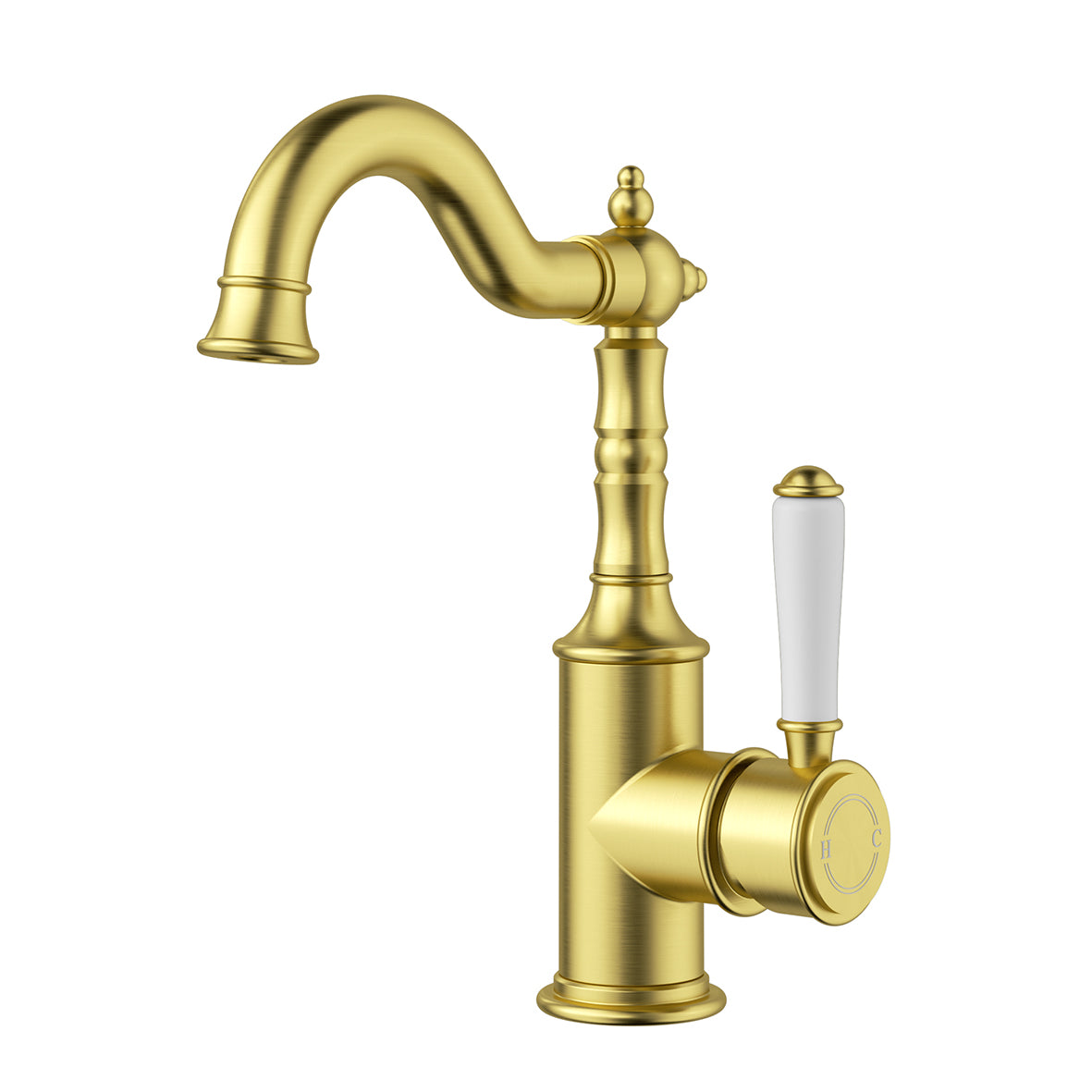 Clasico Tall Basin Mixer Hook Spout