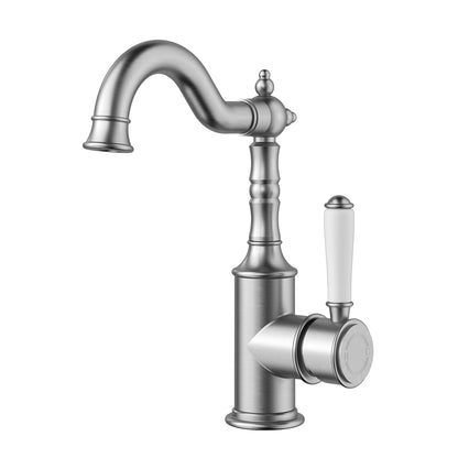 Clasico Tall Basin Mixer Hook Spout