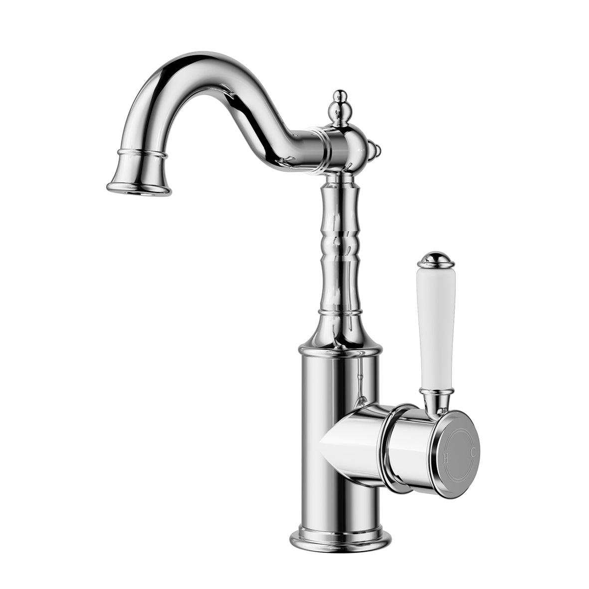 Clasico Tall Basin Mixer Hook Spout