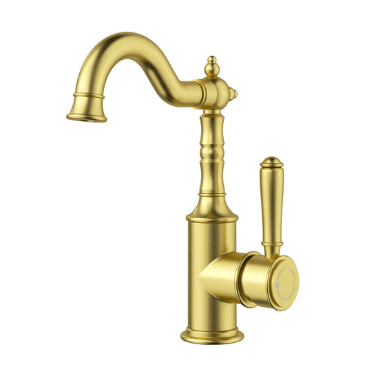 Clasico Tall Basin Mixer Hook Spout