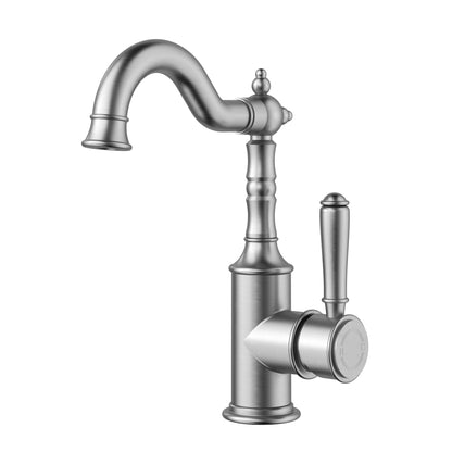 Clasico Tall Basin Mixer Hook Spout